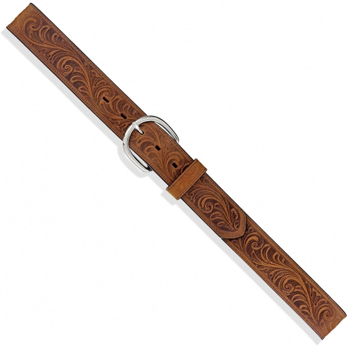 Justin 53909 Western Scroll Tooled Belt