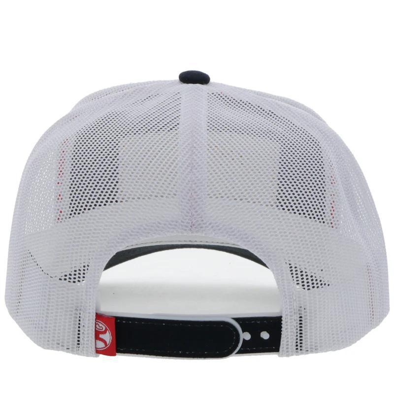 Hooey 2361T-BKWH "RANK STOCK" BLACK/WHITE W/RED & YELLOW HAT