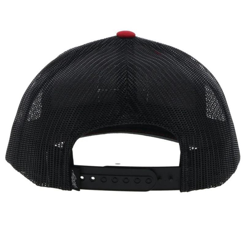 Hooey 2224T-RDBK-Y YOUTH HAT "ZENITH" RED/BLACK SNAPBACK