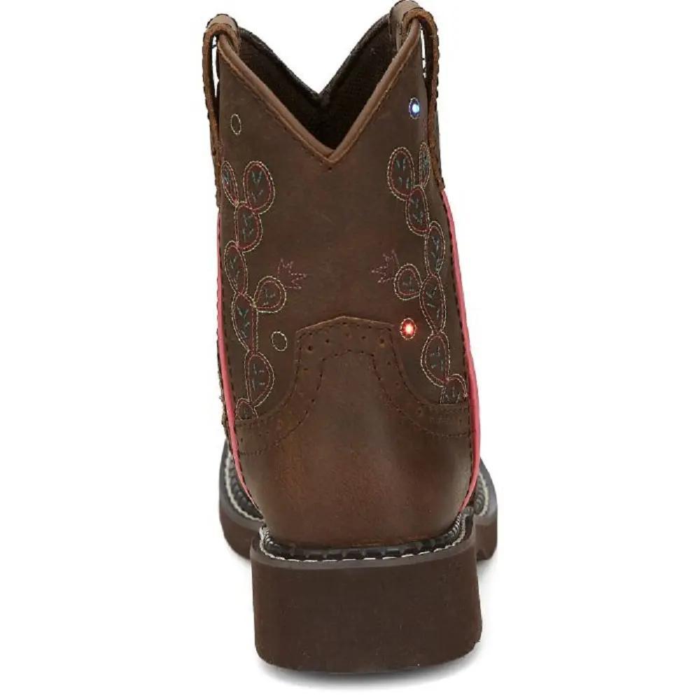 Justin JK9915 Kids Glitzi Light Up Girls Boot