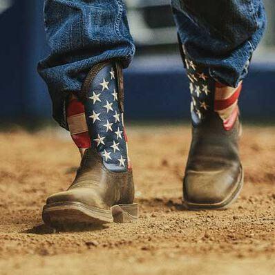 Durango DB5554 REBEL™ BY DURANGO® PATRIOTIC PULL-ON WESTERN FLAG BOOT