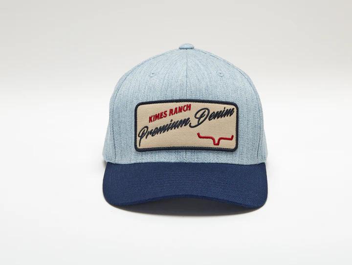 Kimes Ranch Premium Denim Hat Blue Heather