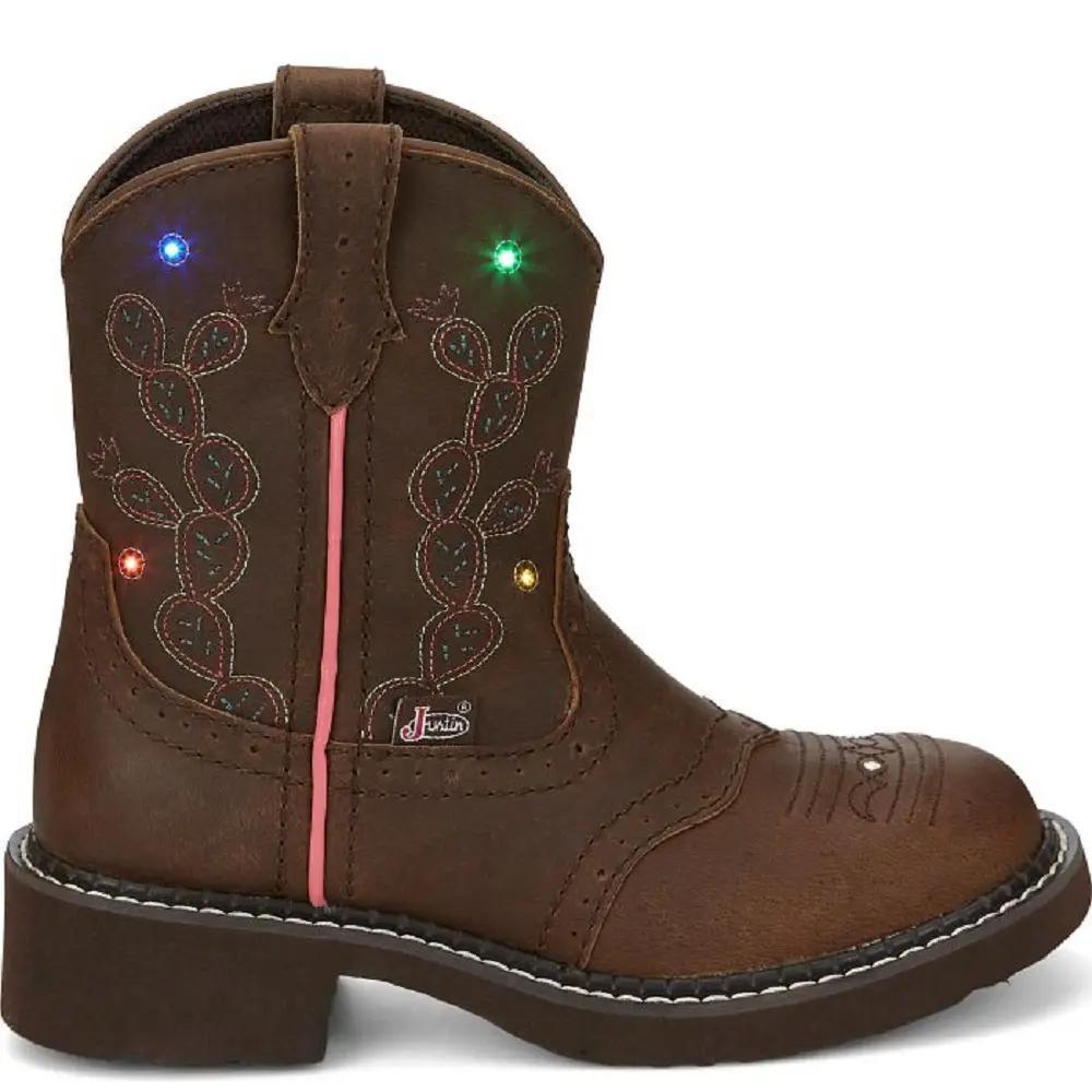 Justin JK9915 Kids Glitzi Light Up Girls Boot
