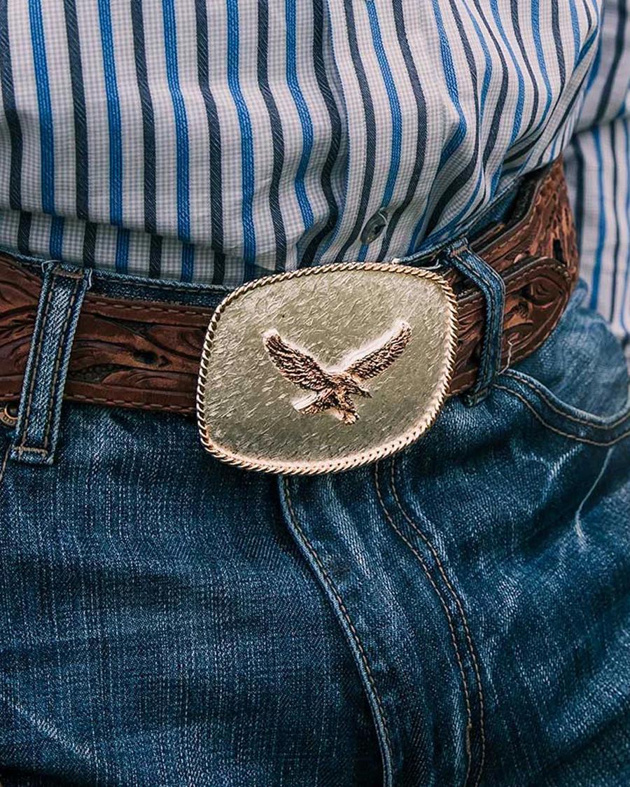 Montana Silversmith 6509-696 Rippling Waters Soaring Eagle Buckle