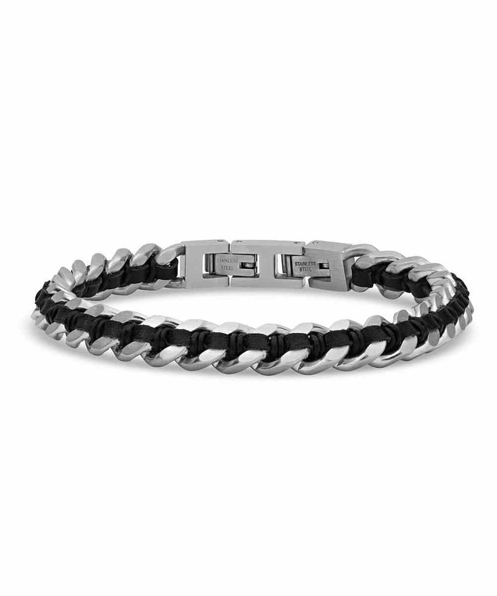 Montana Silversmith BC5685 Wrapped In Leather Light Bracelet