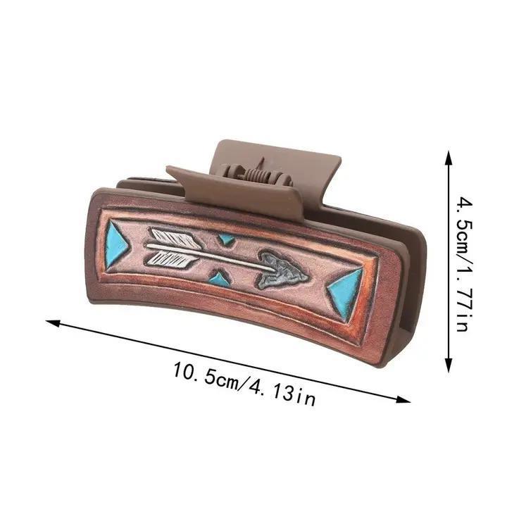 Accity CWAHA0598 Turquoise Arrow Hair Claw Clip