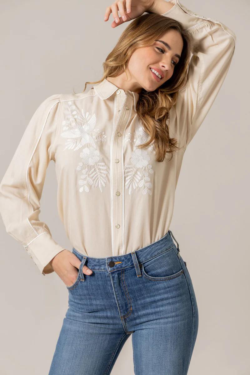 Kimes Ranch Emilia Top-Tencel-Natural
