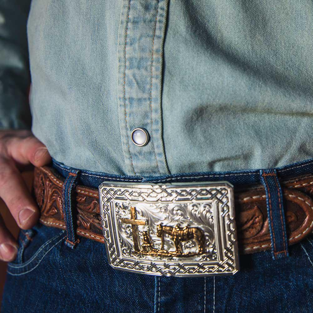 Montana Silversmith 51810-731 Unyielding Grit Belt Buckle