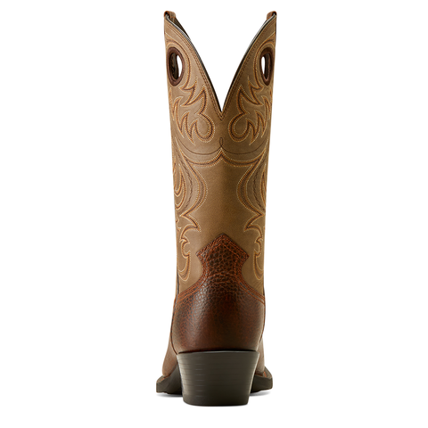 Ariat 10050992 Sport Square Toe Brown Oiled Rowdy Brown Bomber