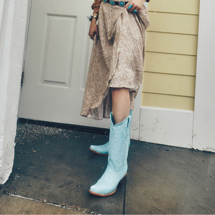 Corral Z5253 Baby Blue Embroidered Boots