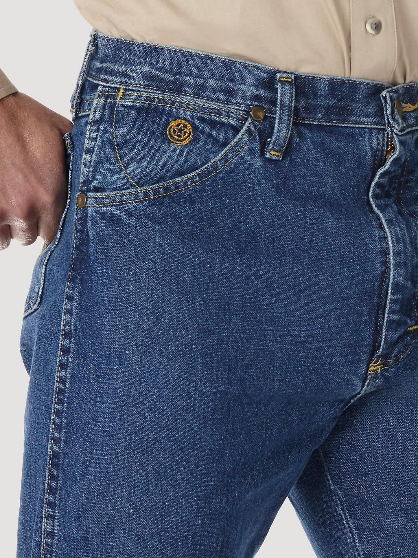 Wrangler 13MGSHD GEORGE STRAIT COWBOY CUT® ORIGINAL FIT JEAN IN HEAVYWEIGHT STONE DENIM