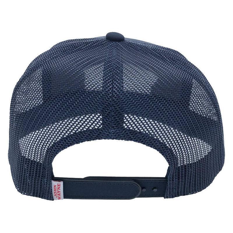 Hooey 2267T-NV "JOHN WAYNE" HAT NAVY W/ RED & WHITE PATCH