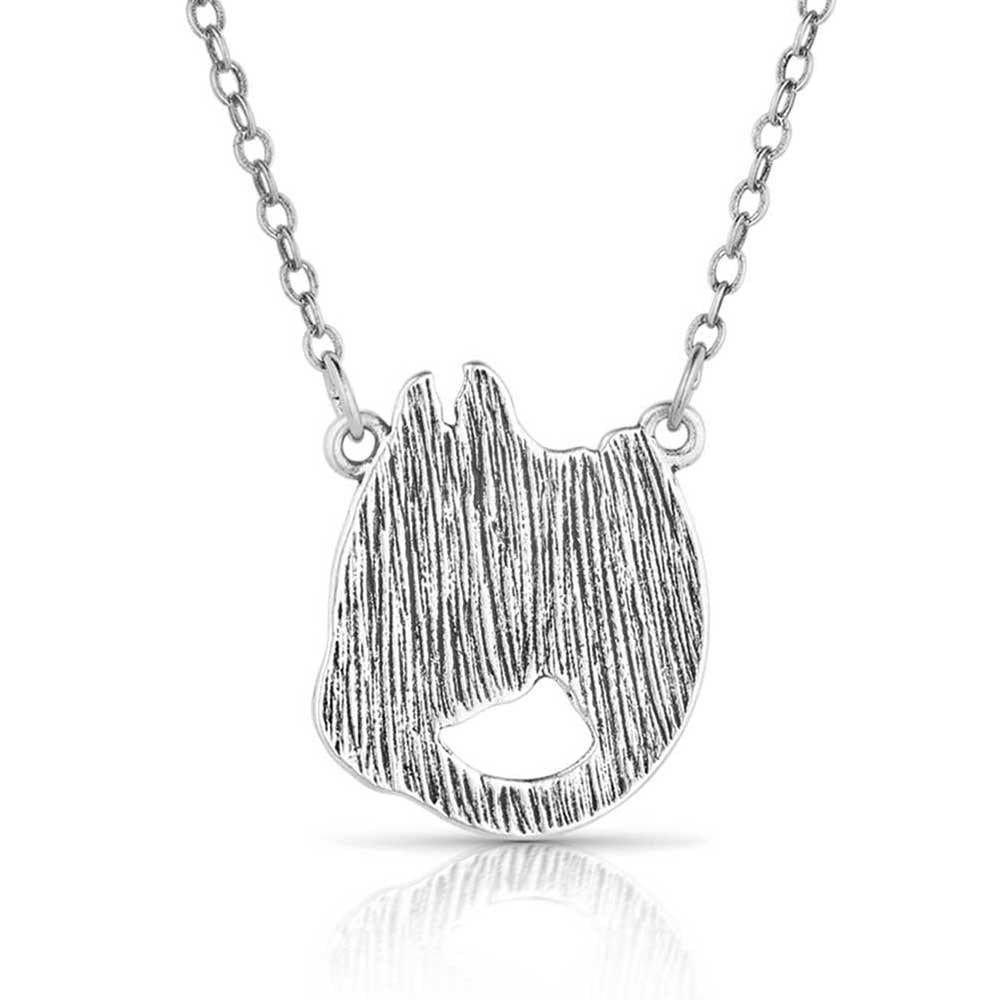 Montana Silversmith NC5881 Lucky Horse Head Pendant Necklace