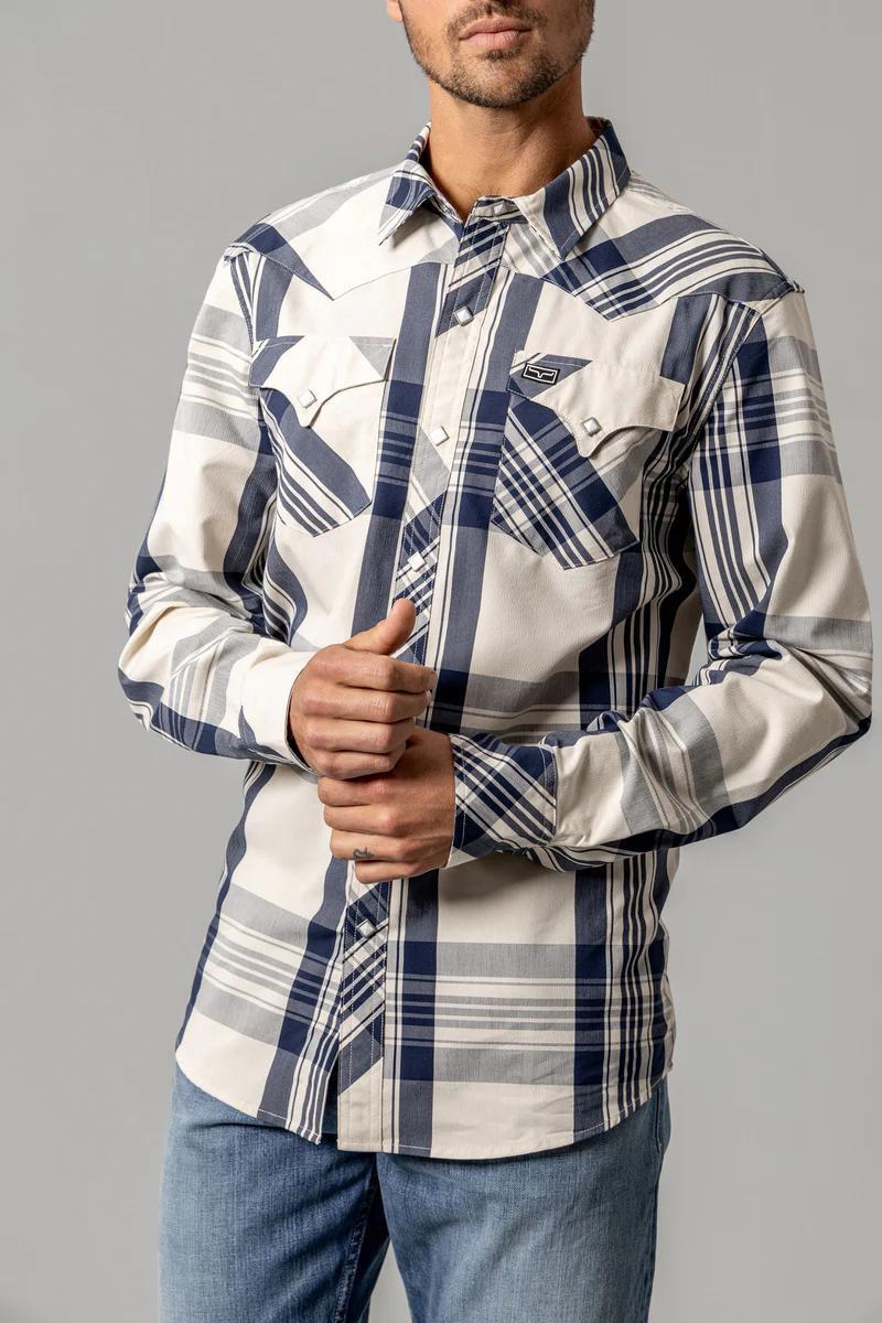Kimes Ranch Double R Dress Shirt - Navy