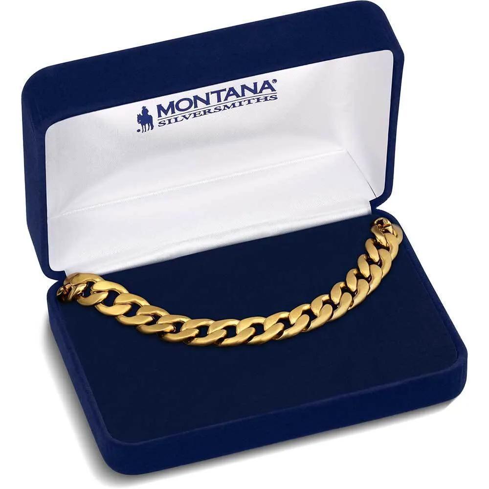 Montana Silversmith NC6010G Gold Cuban Link Chain