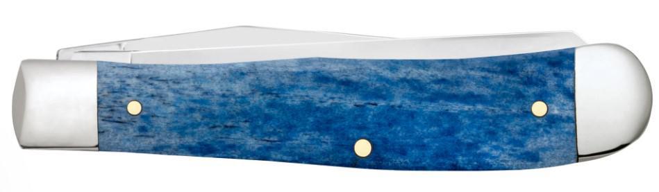 Case 10719 John Wayne Smooth Trapper - Navy Blue Bone