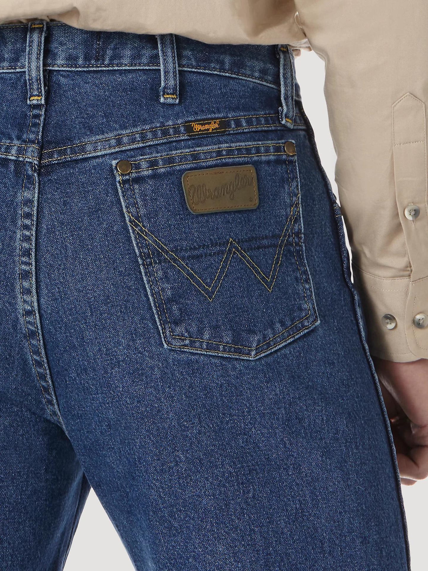 Wrangler 13MGSHD GEORGE STRAIT COWBOY CUT® ORIGINAL FIT JEAN IN HEAVYWEIGHT STONE DENIM