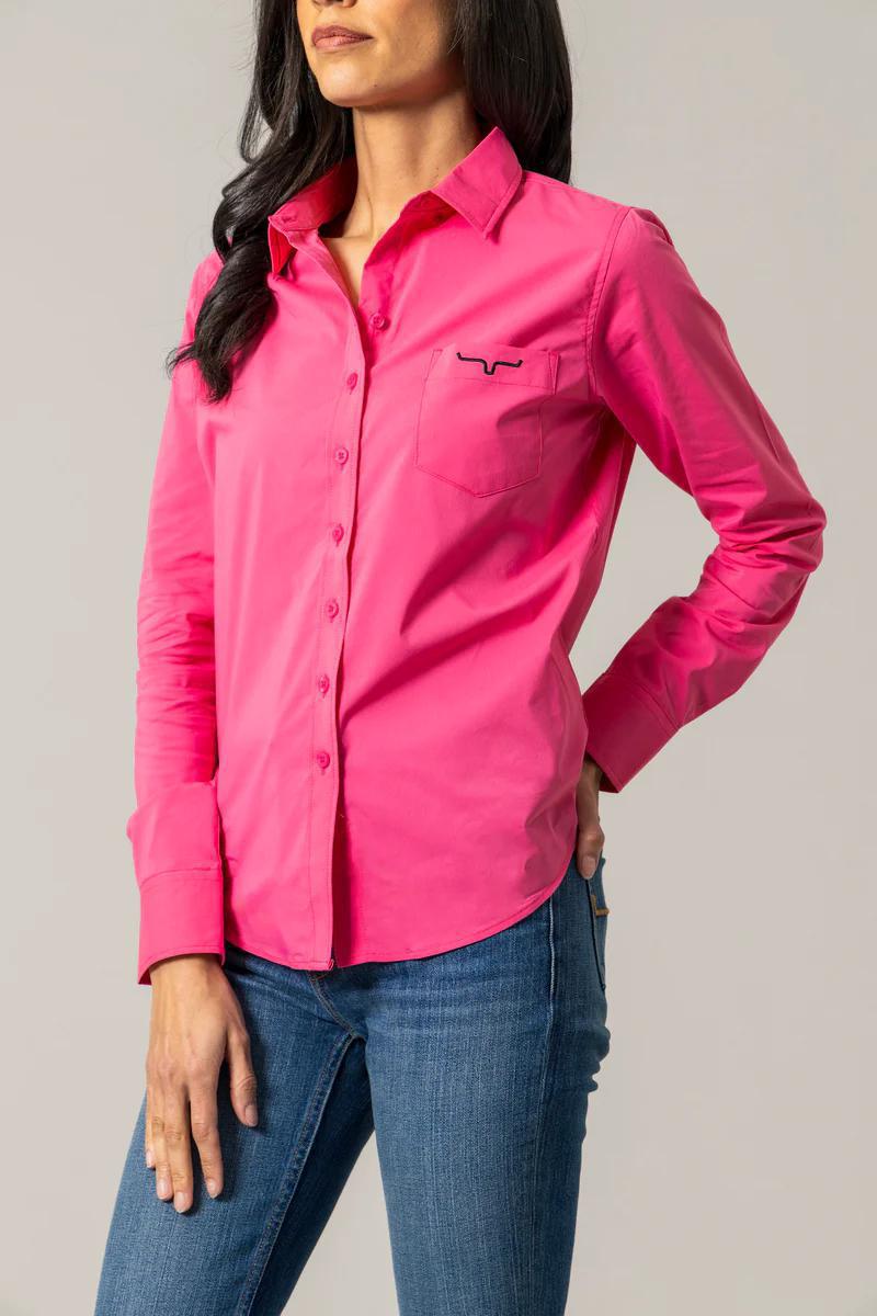 Kimes Ranch KR Team Shirt - Pink