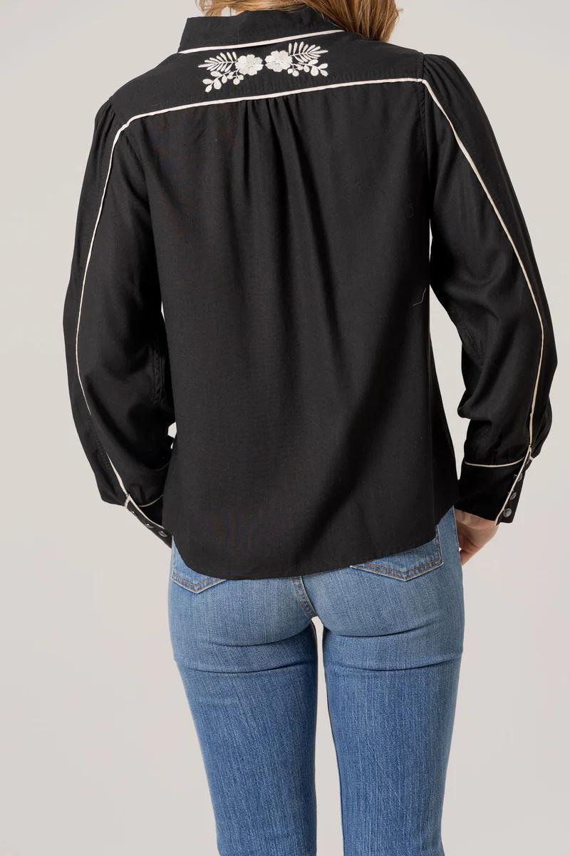 Kimes Ranch Emilia Top-Tencel-Black