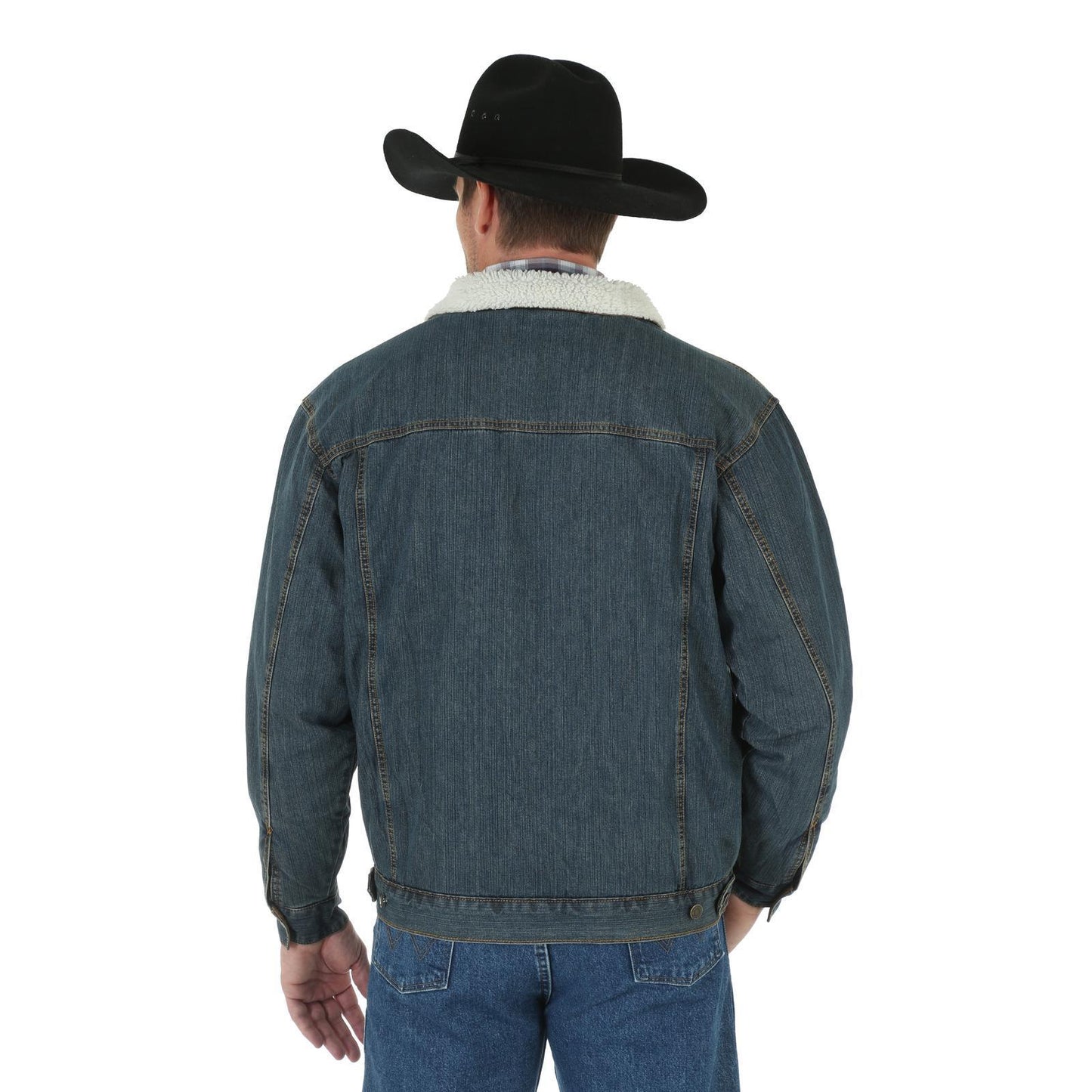 Wrangler 74256RT Sherpa Lined Denim Jacket