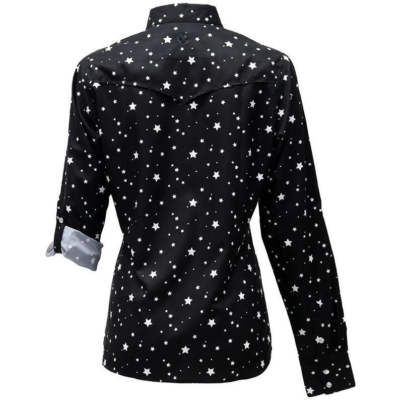 Hooey HT1867BKWH Women's Sol Shirt