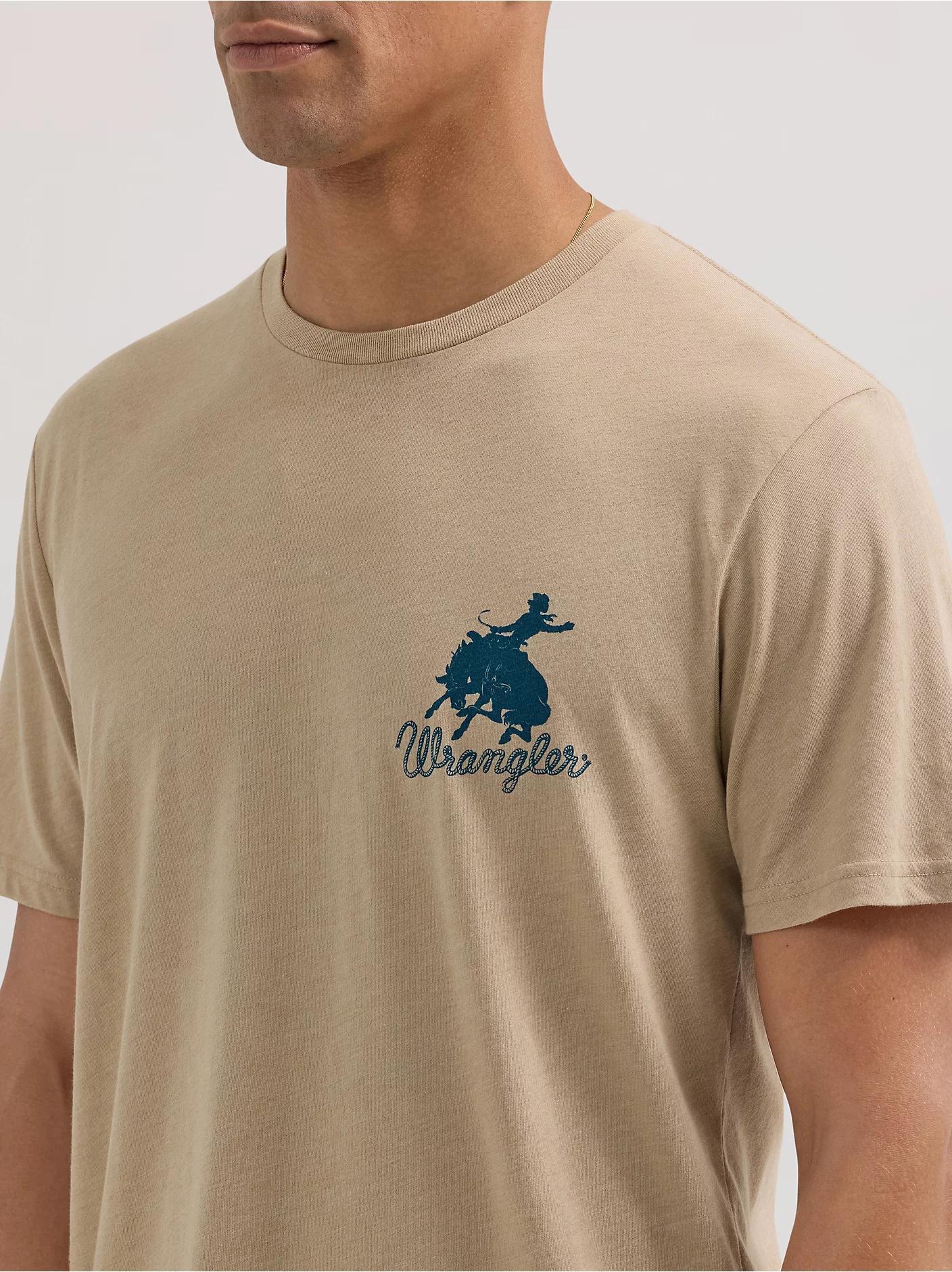 Wrangler 112354210 Short Sleeve T-shirt - Regular Fit - Trench Coat Heather