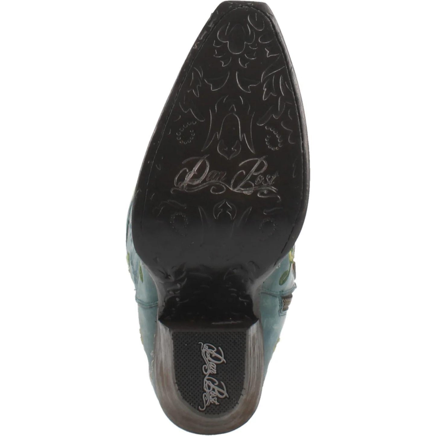 Dan Post DP3271-Flower Child-Snip Toe-Turquoise