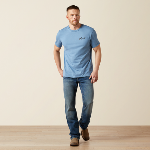 Ariat 10065896 MNS ARIAT CATTLE CO. SS TSHRT
