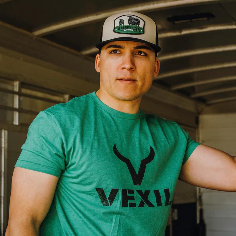 Vexil HT-323-008 American Rancher - Angus Cow/Calf - Black/Tan/Black Mesh