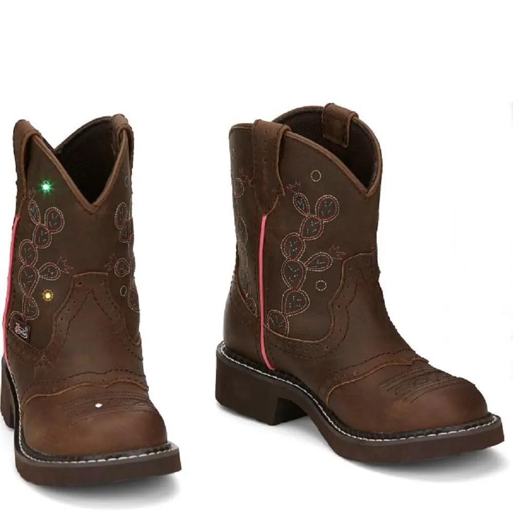Justin JK9915 Kids Glitzi Light Up Girls Boot