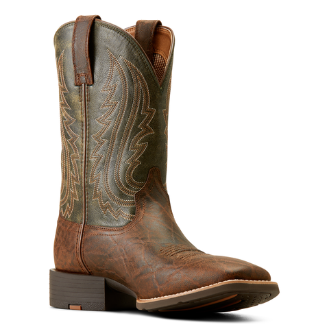Ariat 10050935 Sport Big Country Elephant Print Forest Green