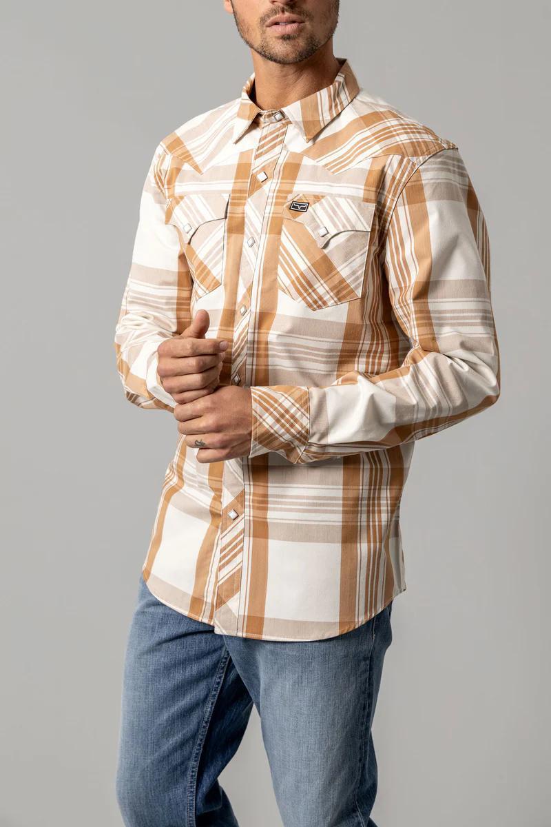 Kimes Ranch Double R Dress Shirt - WW Brown