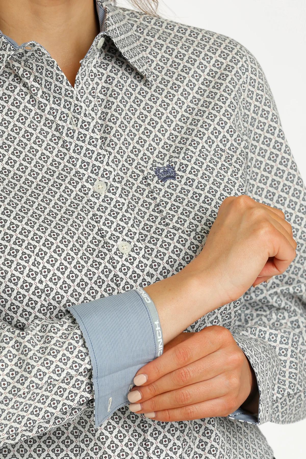 Cinch MSW9164220 Cream Button Down