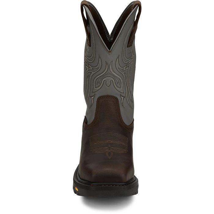 Justin WK2102 Tanker 11" Men's Steel Toe - Met Guard Work Boot
