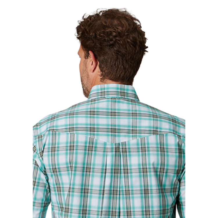 Roper 03-002-0378-4051 MENS PLAID S/S SHIRT AMARILLO YARN DYED PLAID 2 POCKETS BUTTON