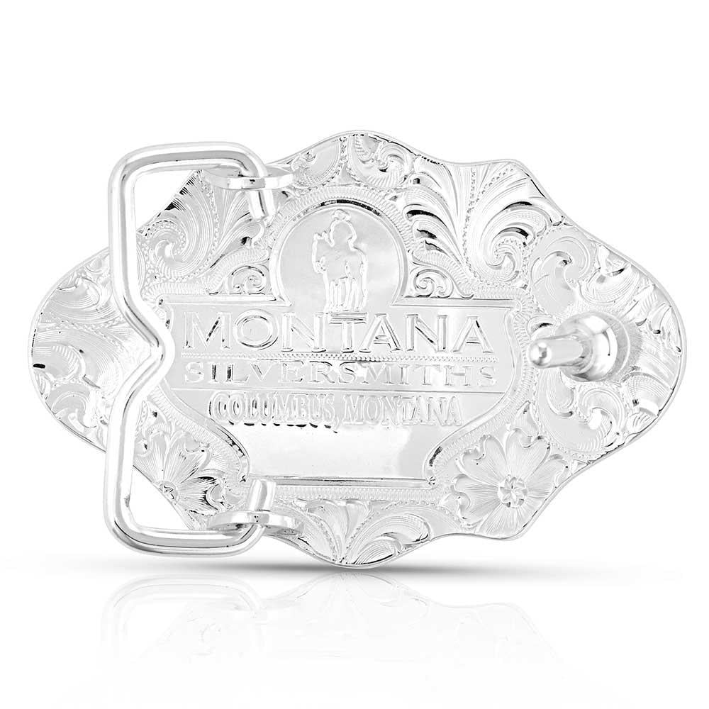 Montana Silversmith 1190PT-TQ Medium Scallop Southwestern Skies Buckle