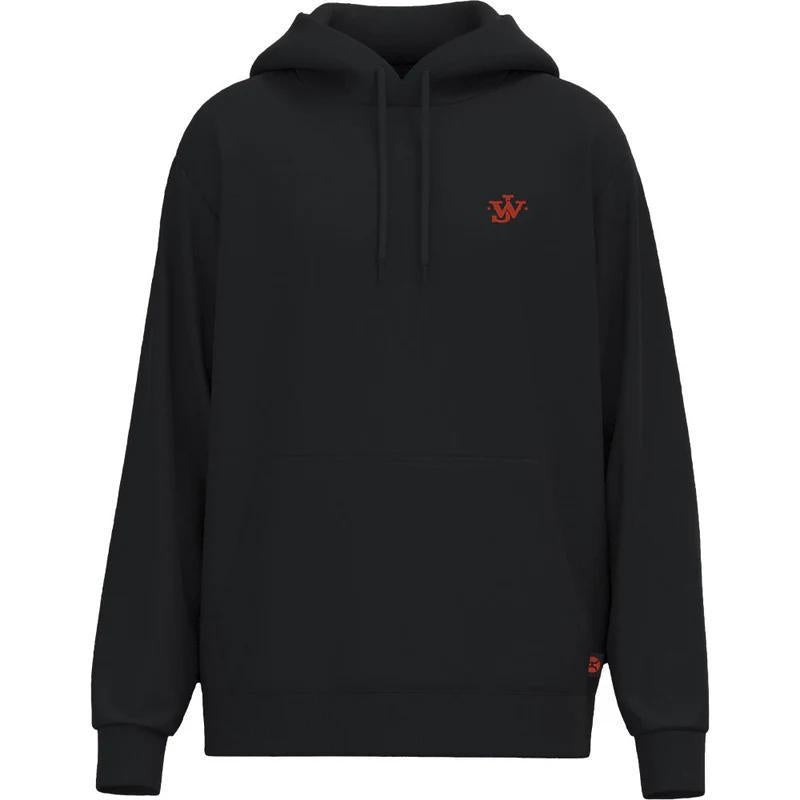 Hooey HH1381BK John Wayne Black w/Red & White Logo Hoody