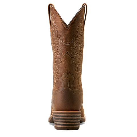 Ariat 10053577 Men's Hybrid Roughstock Square Toe Waterproof Status Brown