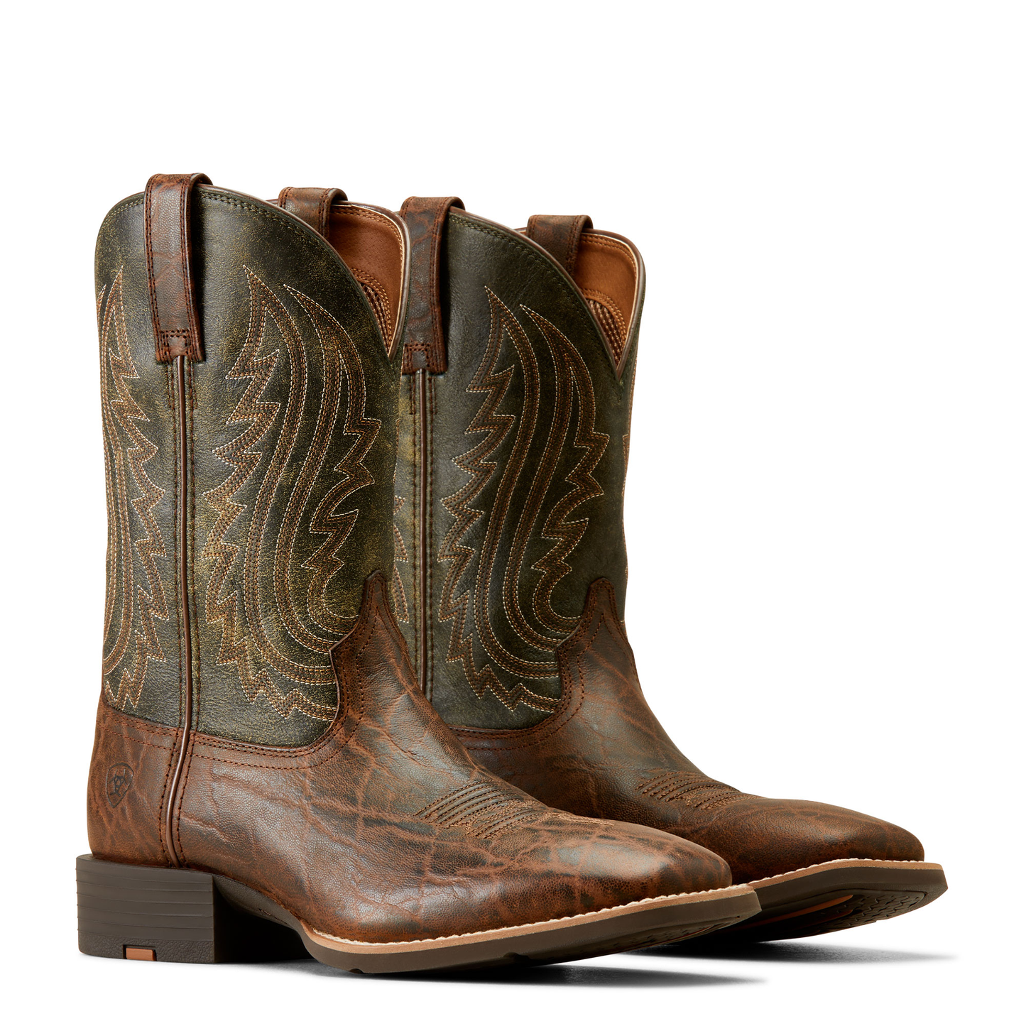 Ariat 10050935 Sport Big Country Elephant Print Forest Green