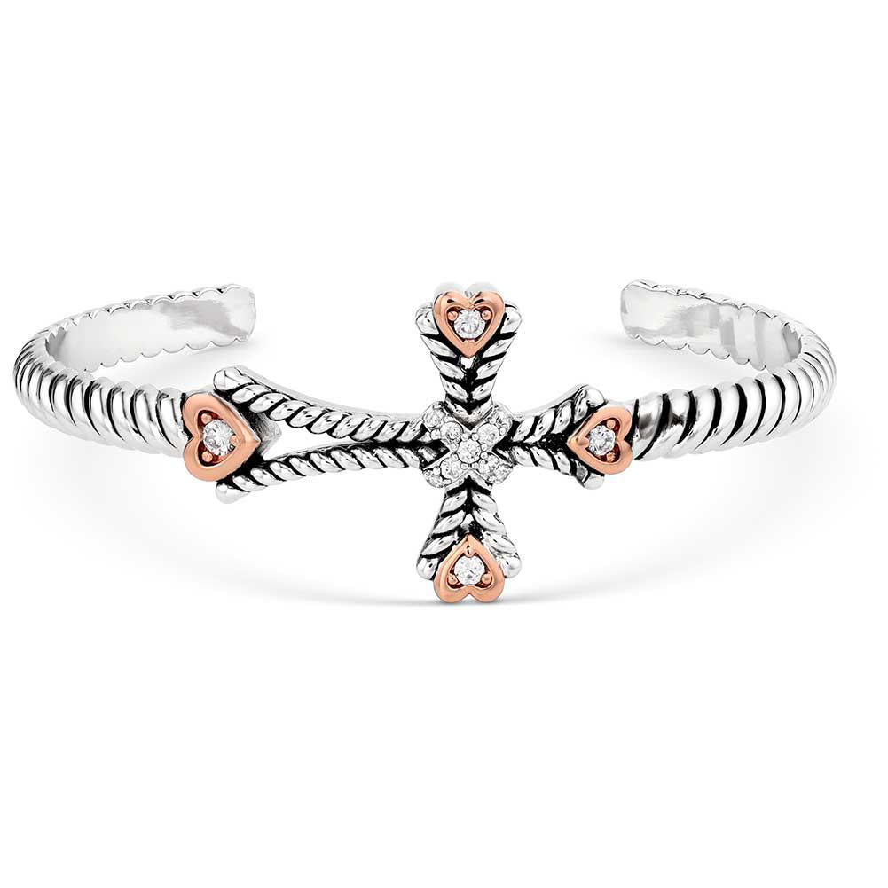 Montana Silversmith BC6040 Faith in my Heart Cross Bracelet