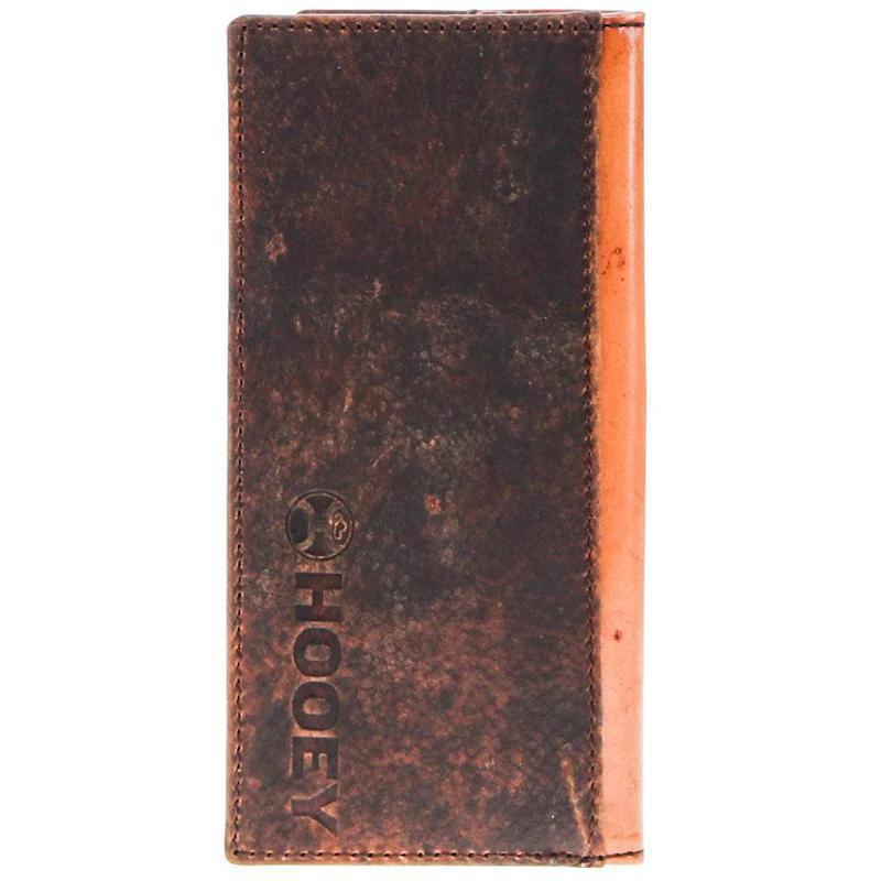 Hooey HW018-BRTN "GRAYSON" RODEO HOOEY WALLET BROWN/TAN