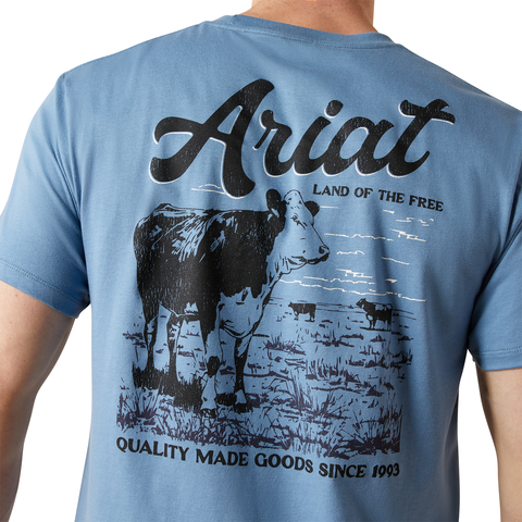 Ariat 10065896 MNS ARIAT CATTLE CO. SS TSHRT