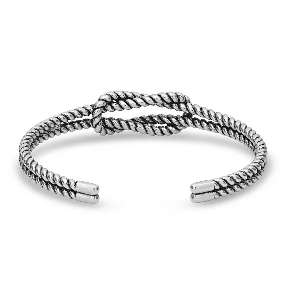 Montana Silversmith BC5697 Square Knot Rope Cuff Bracelet