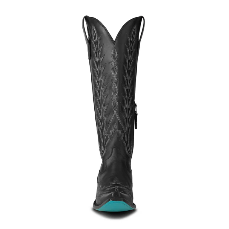 Lane LB0562X Lexington Knee High Corset - Jet Black - Zipper