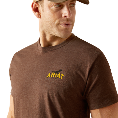 Ariat 10051750 Men's Bison Sketch Shield T-Shirt