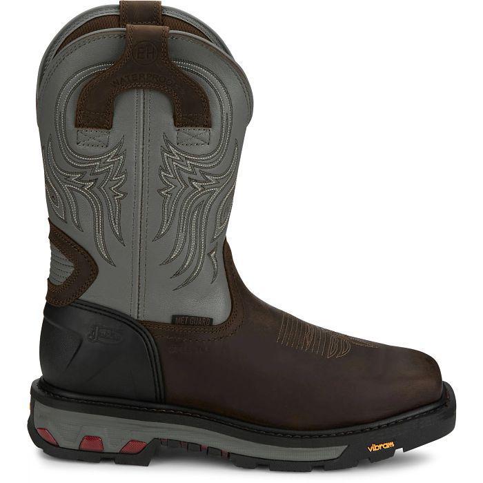 Justin WK2102 Tanker 11" Men's Steel Toe - Met Guard Work Boot