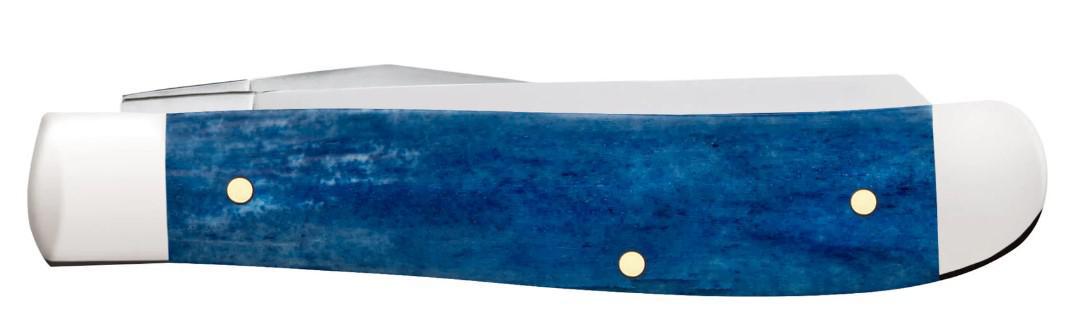 Case 10720 John Wayne Smooth Mini Trapper - Navy Blue Bone