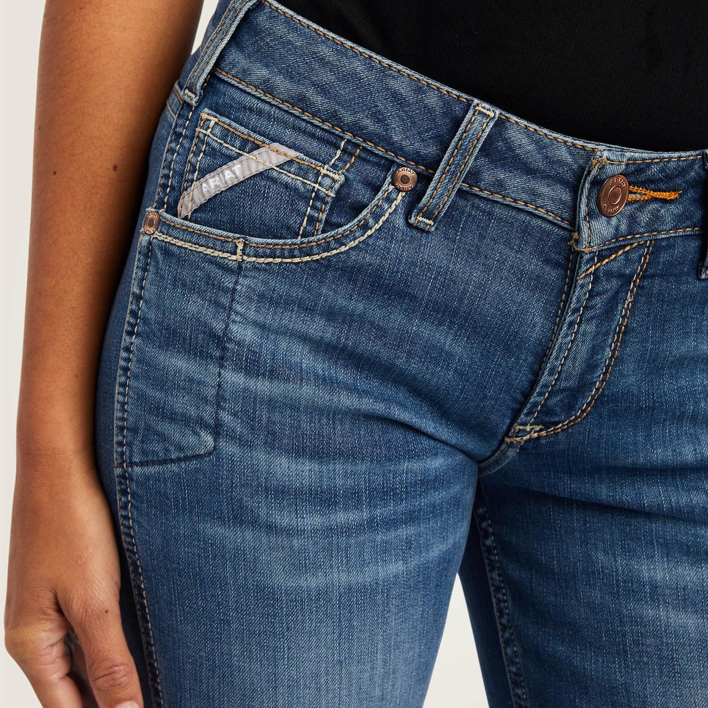 Ariat 10041067 Rebar Riveter Boot Cut Jean - Malibu