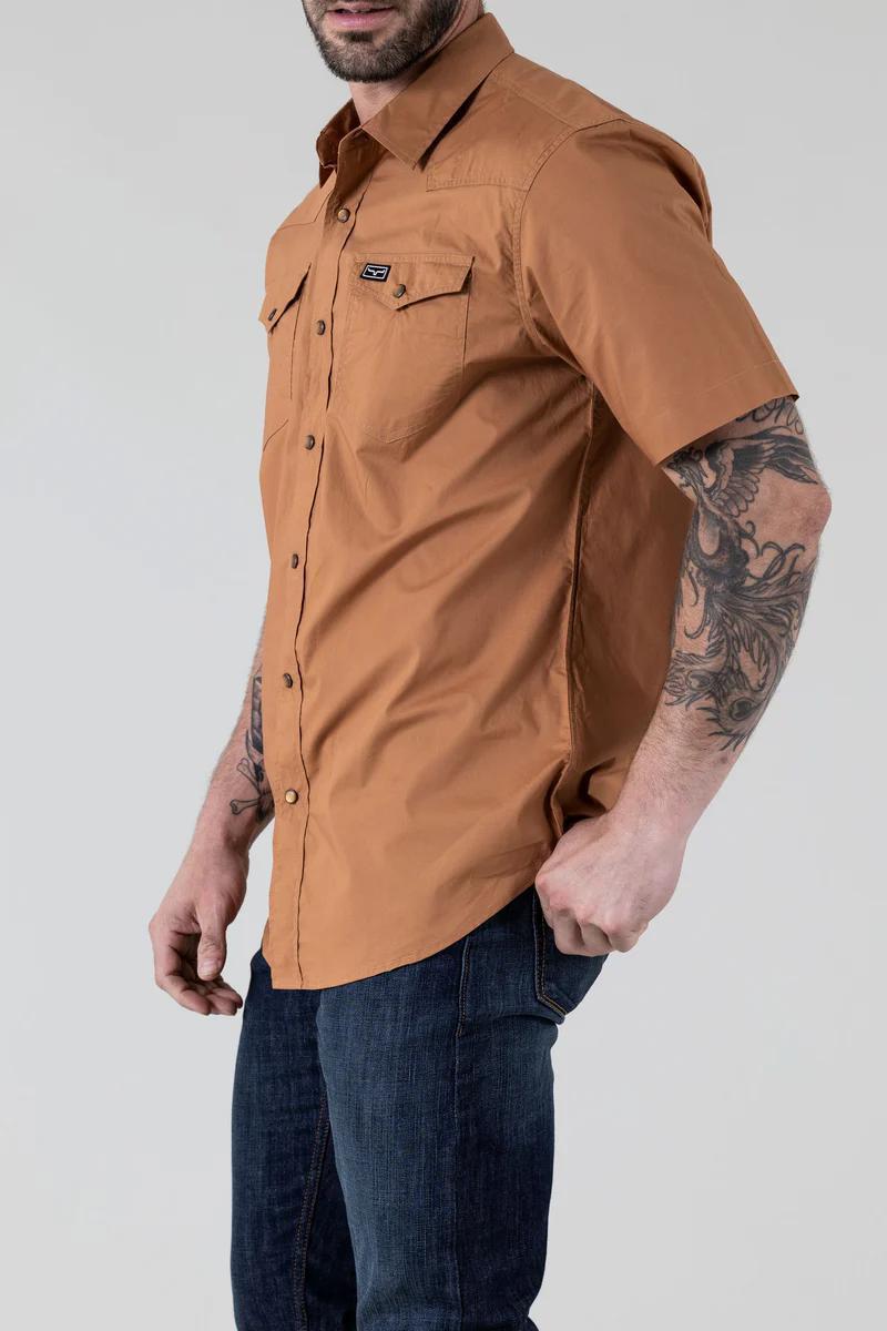 Kimes Ranch Rio Short Sleeve Dress Shirt - WW Brown