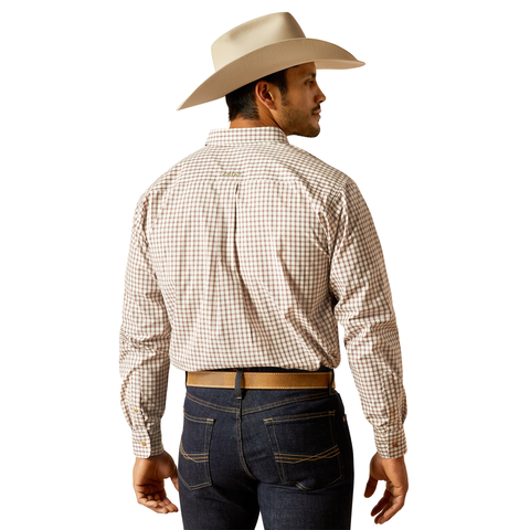 Ariat 10052342 Men's Pro Series Sultan Classic Fit Shirt Off White